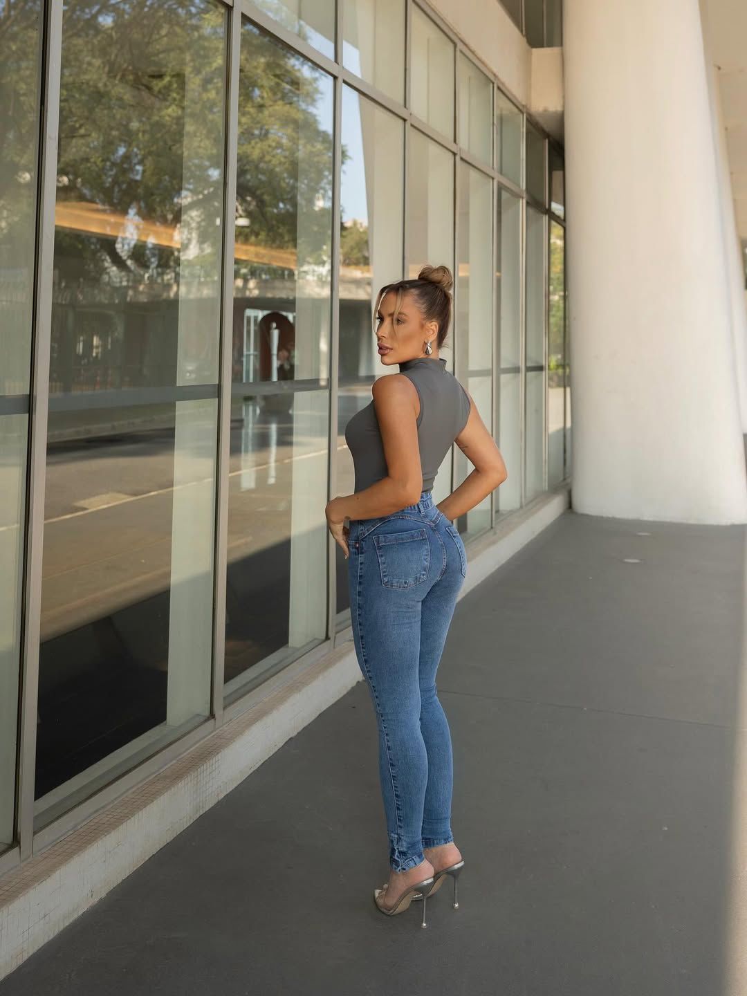 Calça Jeans Detalhe BR Canoar Fuan