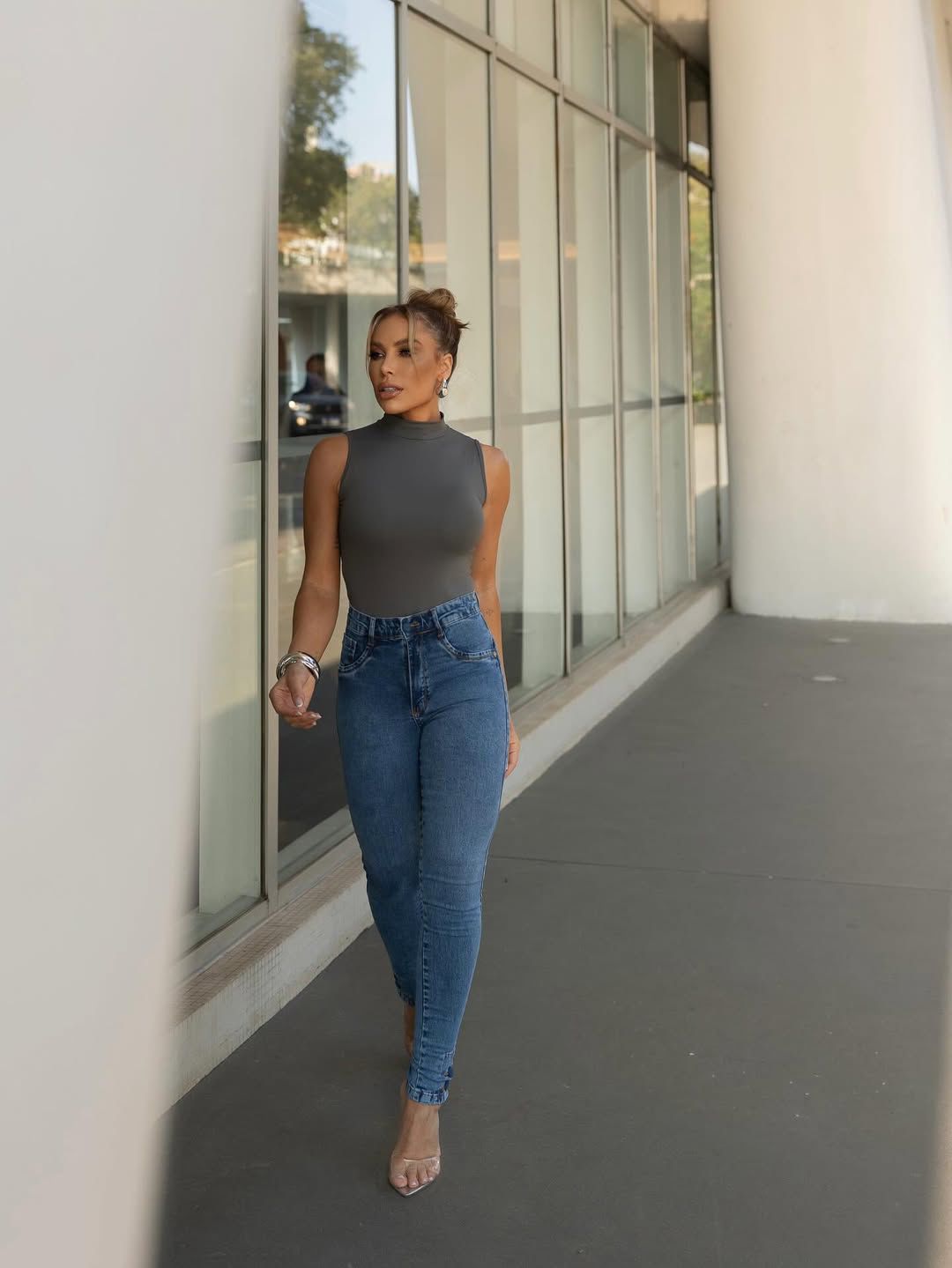 Calça Jeans Detalhe BR Canoar Fuan